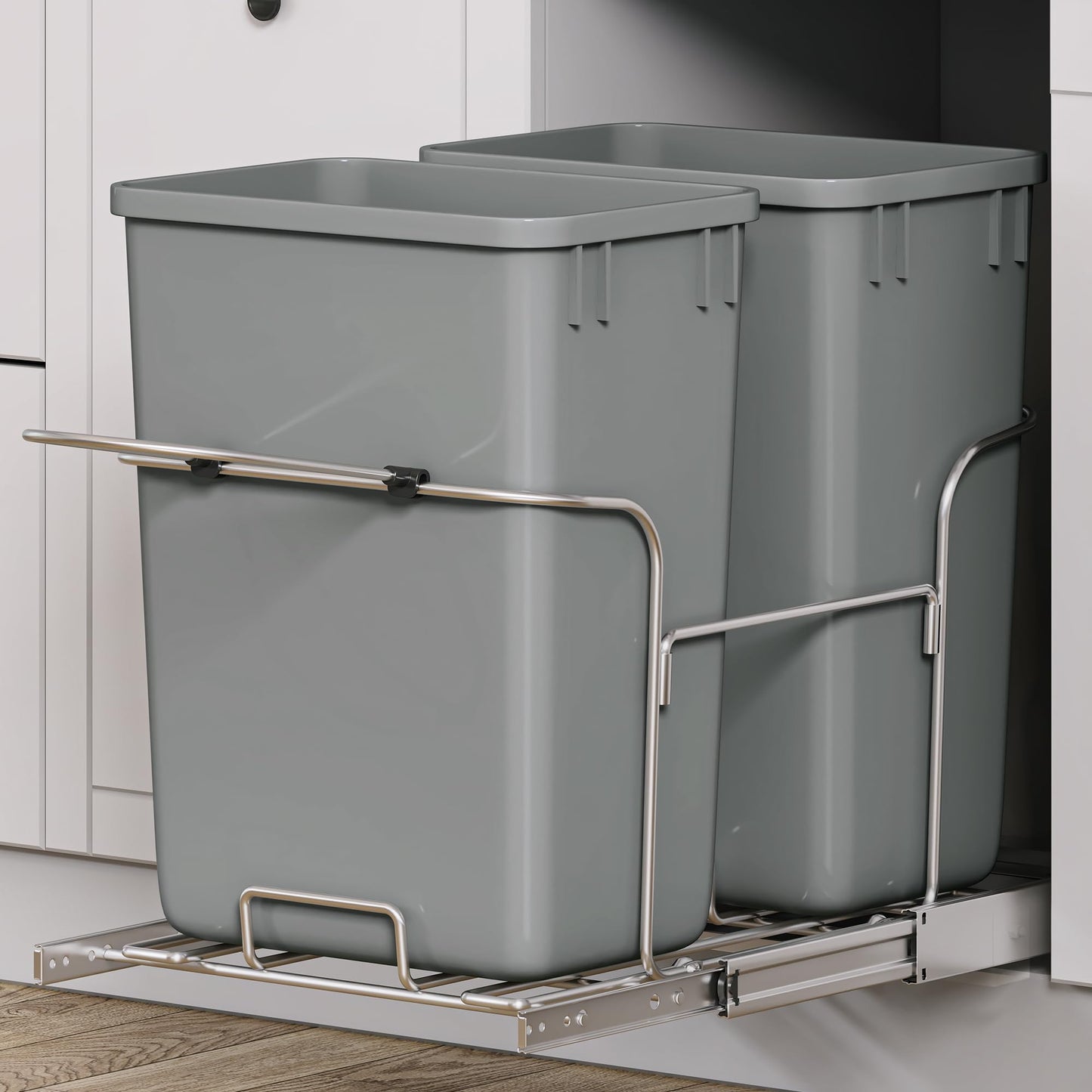 YITAHOME 2x30L Pull Out Kitchen Bin