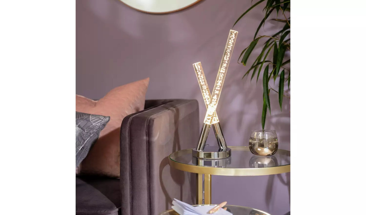 Argos Home Bubble Table Lamp - Chrome