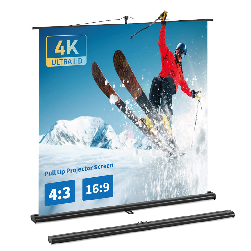 EXCELIMAGE Portable Projector Screen with Stand
